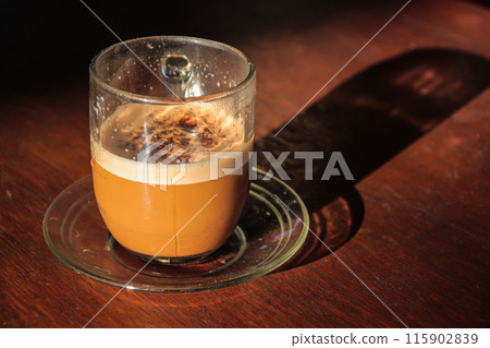 A Warm Cup of Mocha Coffee in the Morning A Warm Cup of Mocha Coffee in the Morning 115902839