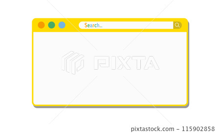 網路搜尋框架透明背景版本的插圖 115902858