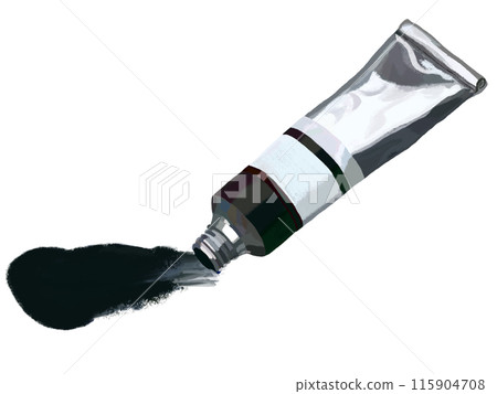 Paint tube (black) spread Paint tube (black) spread 115904708