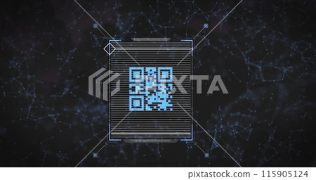 Image of network of connections with icons over digital screens Image of network of connections with icons over digital screens 115905124