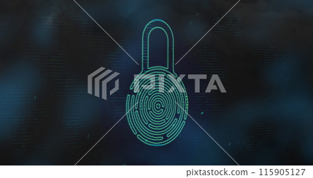 Image of number online security padlock icon Image of number online security padlock icon 115905127