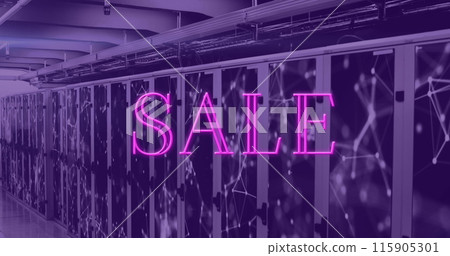 Image of sale over violet server room 115905301