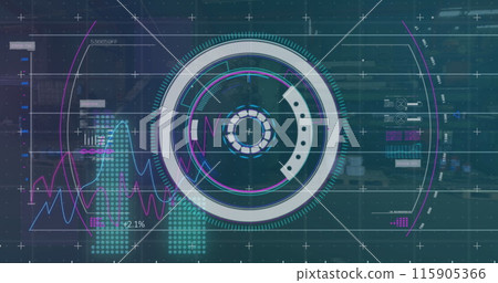 A digital image of a scanning interface against a black background 115905366