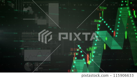 Image of financial data processing and statistics recording Image of financial data processing and statistics recording 115906633