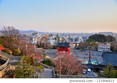 <Aichi Prefecture> View of the townscape from Naritasan in Inuyama City <Aichi Prefecture> View of the townscape from Naritasan in Inuyama City 115906823