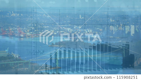 This image shows how data processing and international business can be simplified by using a digital 115908251