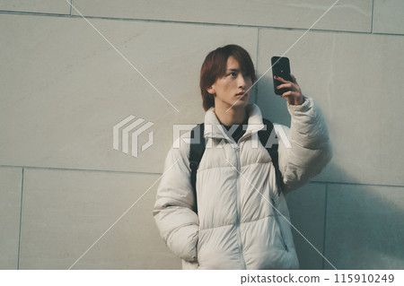 male, man, smartphone 115910249