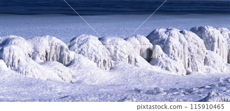 Glacial mud covering the Odaituma block in Hokkaido 115910465