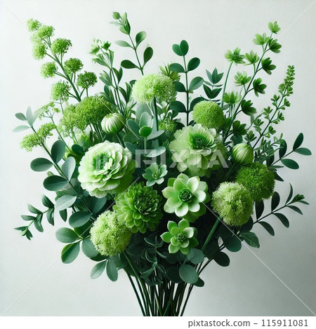 Green bouquet 115911081