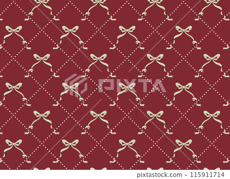 復古緞帶圖案背景圖案圖 115911714