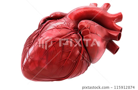 Realistic Anatomy Human Heart Organ Model 115912874