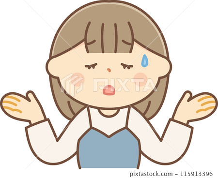 一個遇到麻煩並舉起雙手的女人 一個遇到麻煩並舉起雙手的女人 115913396
