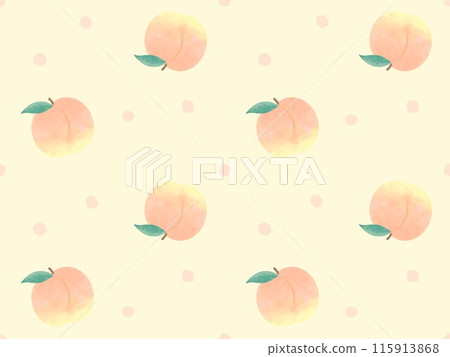 Peach seamless pattern background cream 115913868