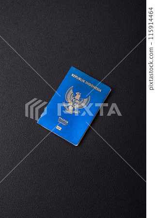 Physical paper international passport of Indonesian citizen 115914464