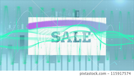Image of sale text over data processing 115917574