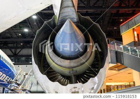 Airplane jet engine 115918153