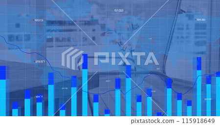 Image of data processing over digital car and clouds Image of data processing over digital car and clouds 115918649