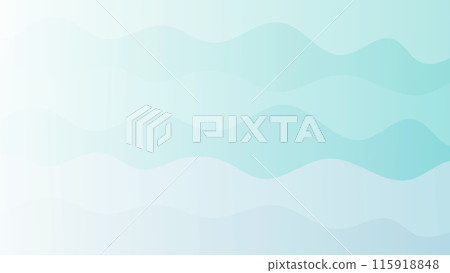 藍色波浪漸層背景 115918848