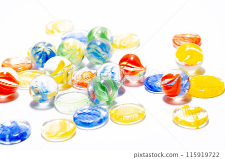 Summer image of marbles 115919722
