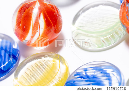 Summer image of marbles 115919728