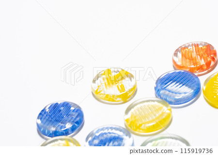 Summer image of marbles 115919736