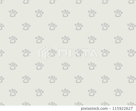 Analog style hand-drawn illustration pattern of dog and cat paws Analog style hand-drawn illustration pattern of dog and cat paws 115922627