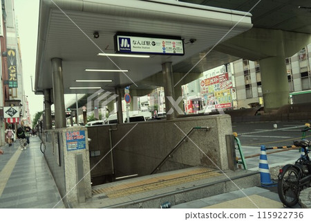 Scenery of Osaka Metro Subway Exit 15 115922736
