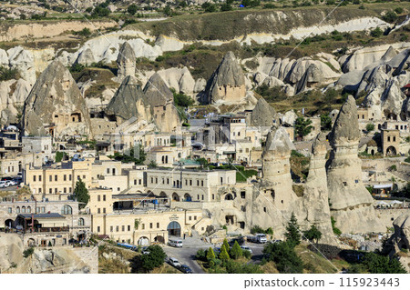 Goreme cityscape as seen from Goreme Panorama Goreme cityscape as seen from Goreme Panorama 115923443