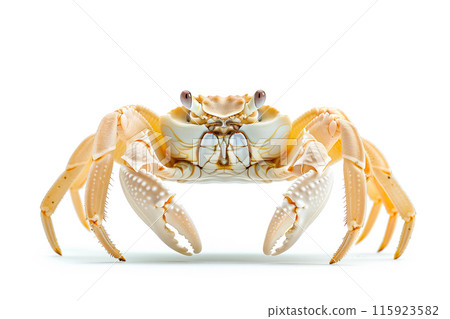 Ghost Crab isolated on white background Ghost Crab isolated on white background 115923582