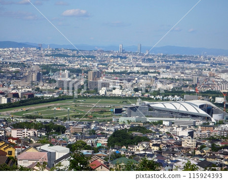 JRA Hanshin Racecourse - Full view JRA Hanshin Racecourse - Full view 115924393