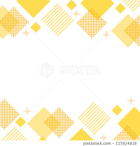 Geometric frame, square, rectangle and glitter, yellow and orange Geometric frame, square, rectangle and glitter, yellow and orange 115924816