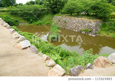 Koriyama Castle ruins in Yamatokoriyama City, Nara Prefecture Koriyama Castle ruins in Yamatokoriyama City, Nara Prefecture 115924865