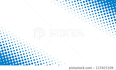 半色調藍色角框背景 115925109