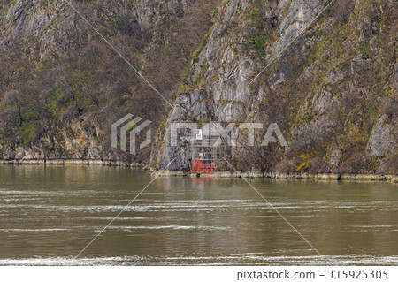 Trajan Plaque Danube River Trajan Plaque Danube River 115925305