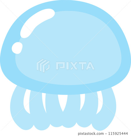 Jellyfish illustration material 01 Jellyfish illustration material 01 115925444