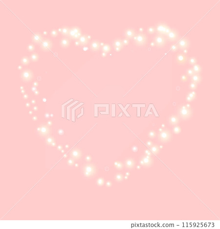 Heart made with sparkles or glitter, love symbol isolated on transparent background. 3D vector holiday element. Heart made with sparkles or glitter, love symbol isolated on transparent background. 3D vector holiday element. 115925673