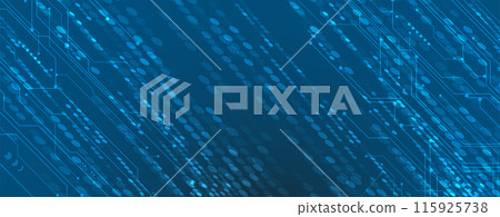 Abstract futuristic circuit computer internet technology board business background. Vector art. 115925738