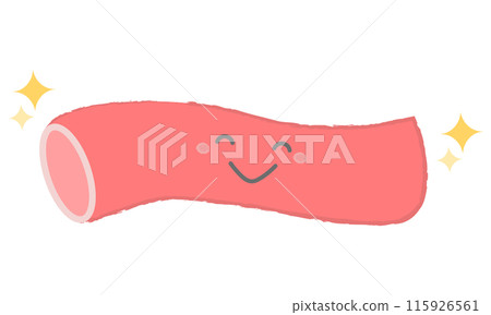 Healthy blood vessels character - Stock Illustration [115926561] - PIXTA