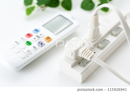 Power strip and air conditioner remote control 115926941