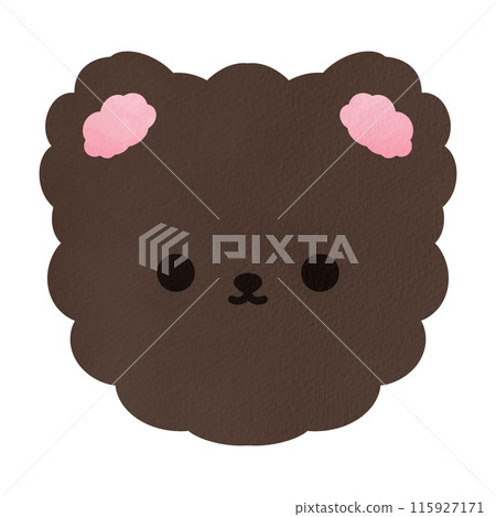 Cute Brown Bear Cartoon illustration Teddy Bear Cartoon Cute Head Bear Cartoon Cute Brown Bear Cartoon illustration Teddy Bear Cartoon Cute Head Bear Cartoon 115927171