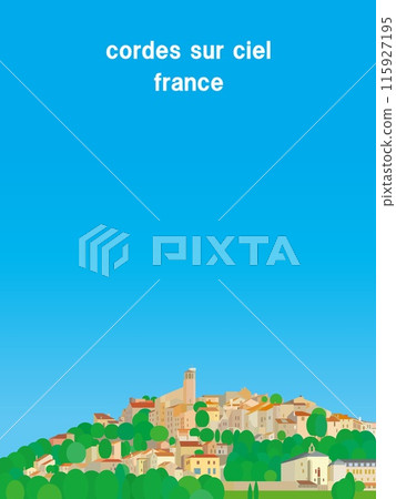 Cordes sur Ciel 法國夏季風景 Cordes sur Ciel 法國夏季風景 115927195