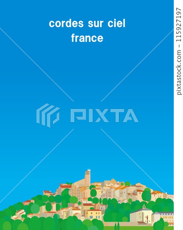 Cordes sur Ciel 法國夏季風景 Cordes sur Ciel 法國夏季風景 115927197