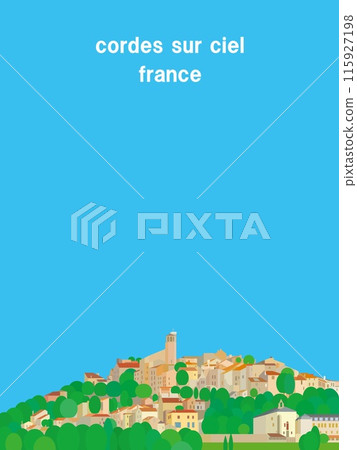 Cordes sur Ciel 法國夏季風景 115927198