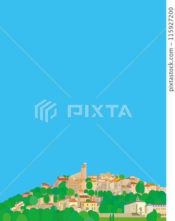 Cordes sur Ciel, France, summer scenery Cordes sur Ciel, France, summer scenery 115927200