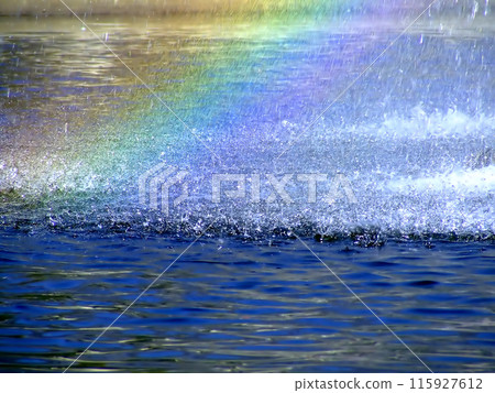 Rainbow in a drop 115927612