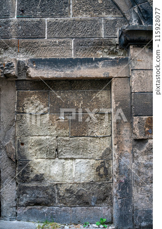 Old stone wall Old stone wall 115928077