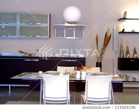 Modern dining room 115928196