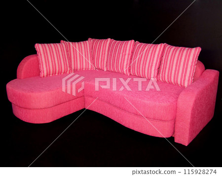 Pink sofa 115928274