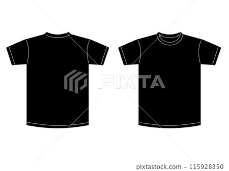 Black T-shirt 115928350