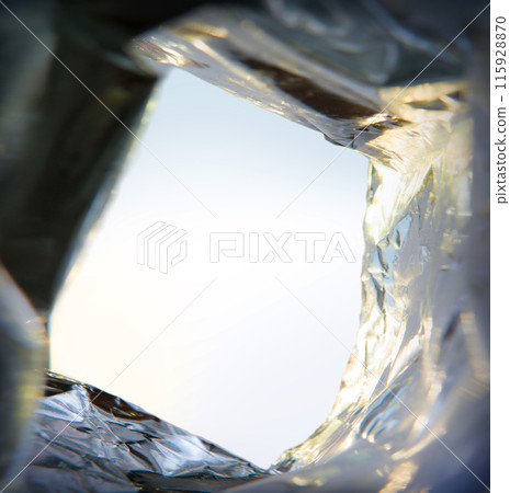 Inside view of the foil bag Inside view of the foil bag 115928870